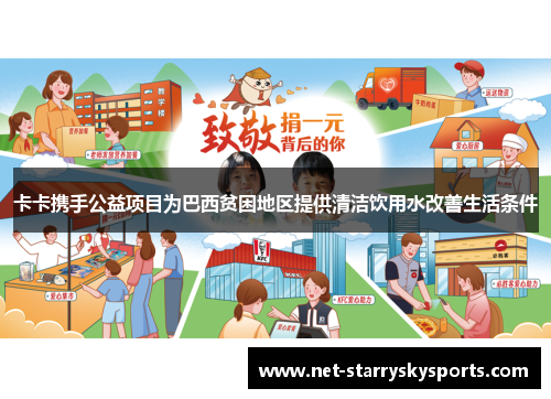 卡卡携手公益项目为巴西贫困地区提供清洁饮用水改善生活条件